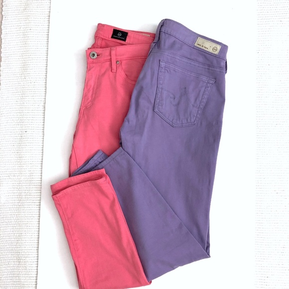 AG Coral Jeans Mid-Rise Cigarette Crop - Picture 9 of 11